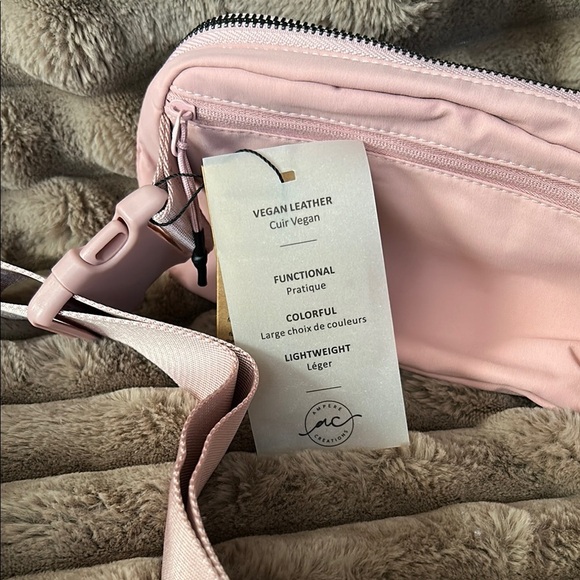 Pink Crossbody Bag with Minimalist Design - Picture 3 of 8